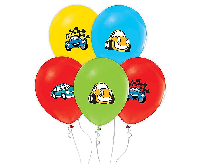 GOD BALOANE LATEX Cartoon Car balloons, 30cm, 5/set GZ-SMK5 [2]