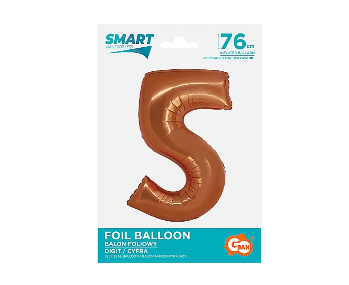 GOD BALON FOLIE ALUMINIU SMART 5 CUPRU 76CM CH-SMD5 [3]