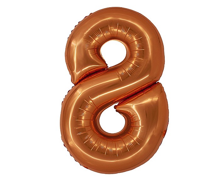 GOD BALON FOLIE ALUMINIU SMART 8 CUPRU 76CM CH-SMD8 [1]