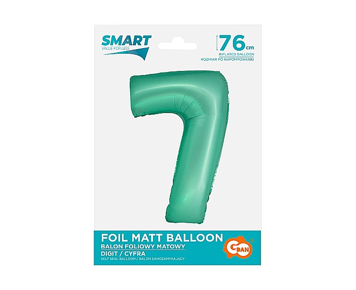 GOD BALON FOLIE ALUMINIU SMART 7 MAT MINT 76CM CH-SMT7 [2]