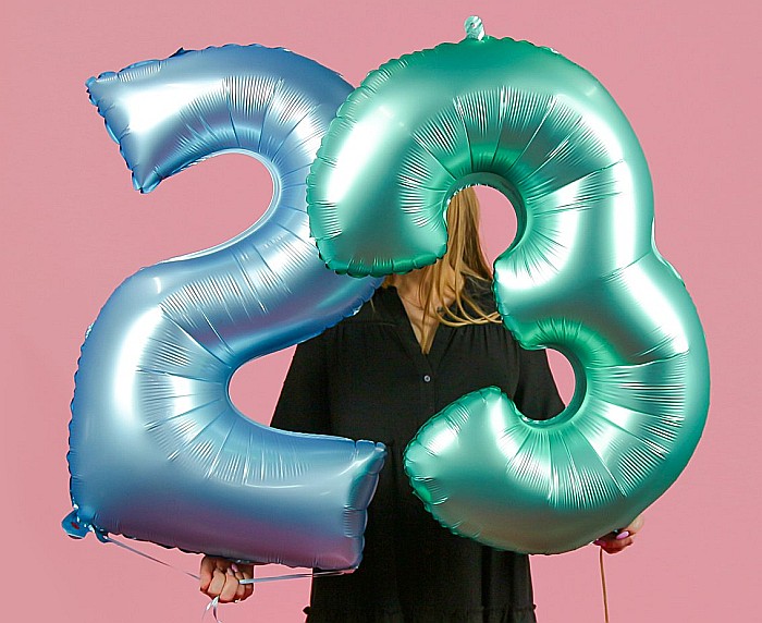 GOD BALON FOLIE ALUMINIU SMART 2 MAT LIGHT BLUE 76CM CH-SJN2 [4]