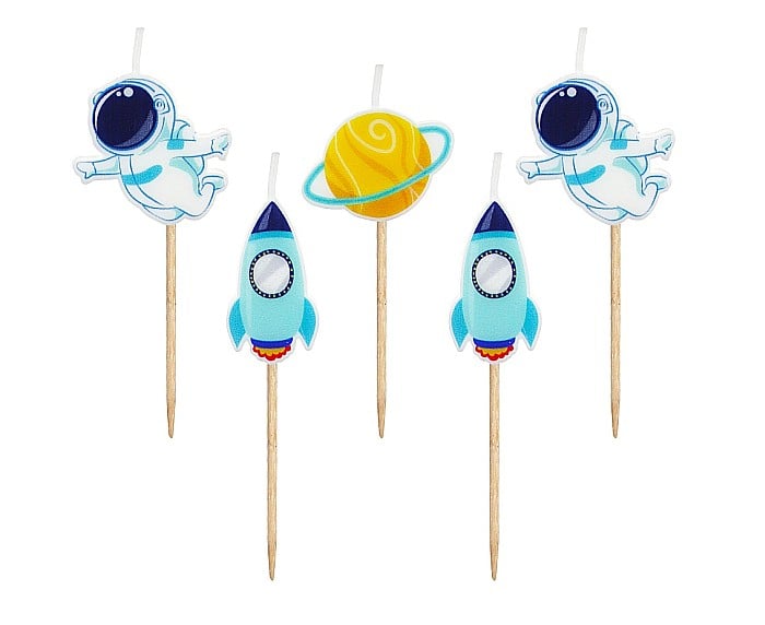 GOD LUMANARI TORT Pick candles Space, 7.5cm 5/set SF-PKOS [1]