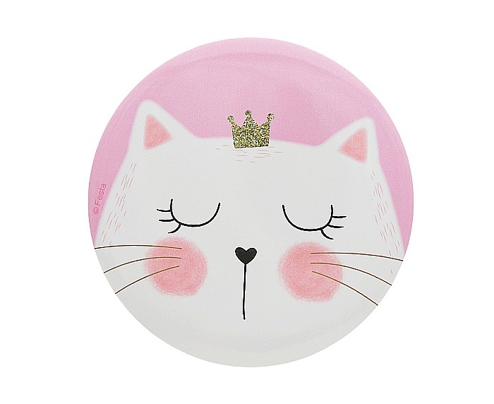 GOD INSIGNA PISICUTA 10CM ROZ-ALB PF-KOKO [2]