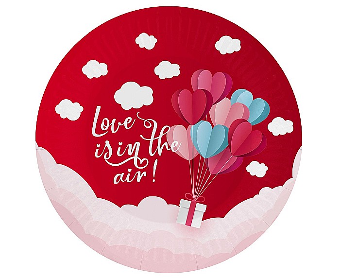 GOD FARFURII CARTON Love Is In The Air, red, 18cm 6/set PG-TLC6 [1]