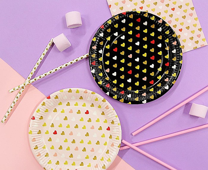 GOD FARFURII CARTON XOXO, pink, 18cm 6/set PG-TXR6 [2]