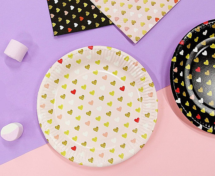 GOD FARFURII CARTON XOXO, pink, 18cm 6/set PG-TXR6 [3]