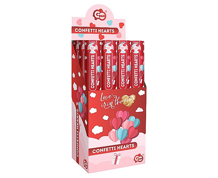 GOD CONFETTI Confetti Cannon, Love is in the air, 40cm JC-KPLO40 [3]