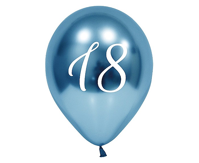 GOD BALOANE LATEX "18" balloons, platinum, 30cm 5/set GZ-18P5 [2]