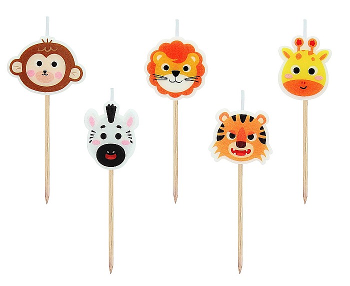 GOD LUMANARI TORT Safari, 7cm 5/set SF-PSAF [1]