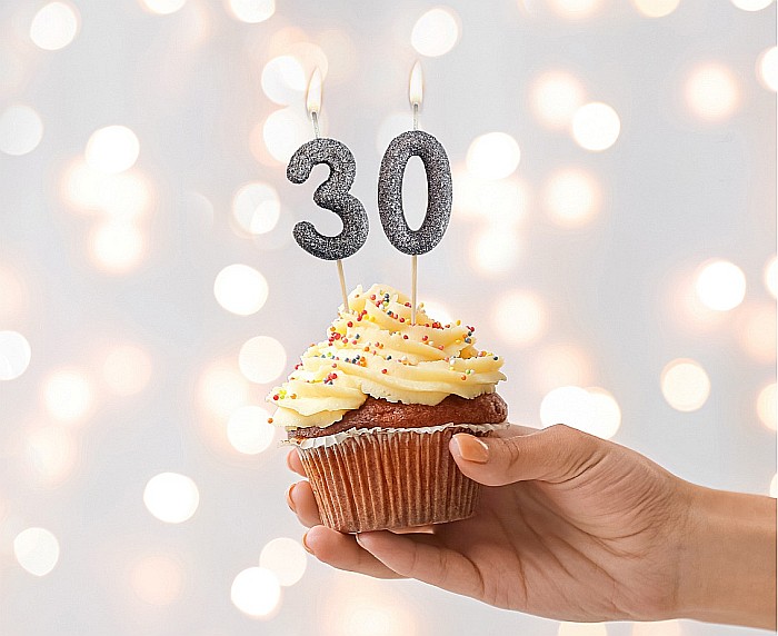 GOD LUMANARI TORT B&C Number 3, glitter black, 11.5cm BH-SPC3 [2]