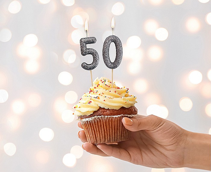 GOD LUMANARI TORT B&C Number 5, glitter black, 11.5cm BH-SPC5 [2]