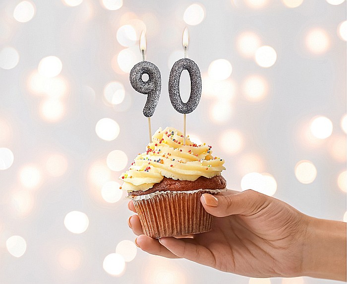 GOD LUMANARI TORT B&C Number 9, glitter black, 11.5cm BH-SPC9 [2]