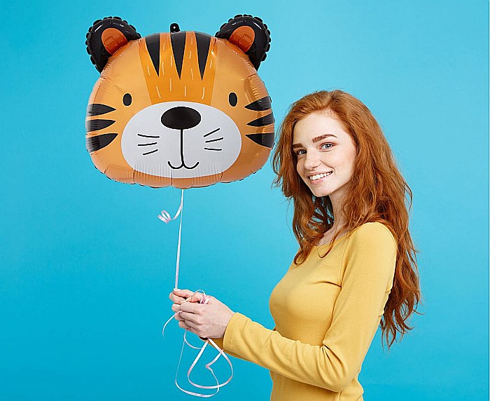 GOD BALON FOLIE ALUMINIU Tiger, 41x36cm, head BF-HTYG [2]