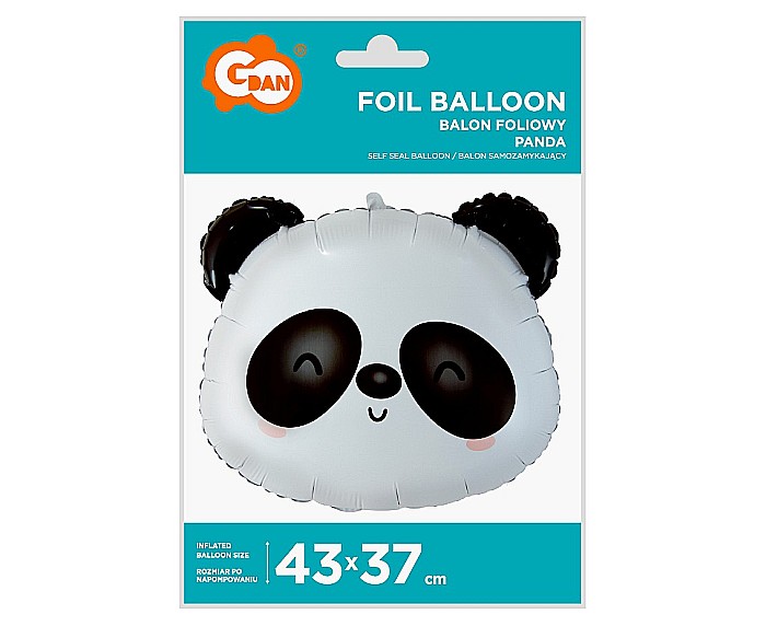 GOD BALON FOLIE ALUMINIU Panda, 43x37cm, head BF-HPAN [3]
