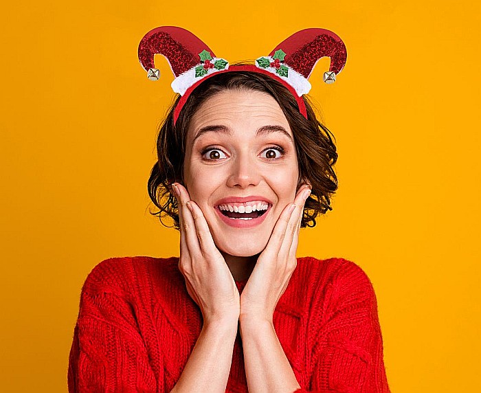 GOD CORDELUTA CU CACIULA LUI MOS CRACIUN NW-OPCM [3]