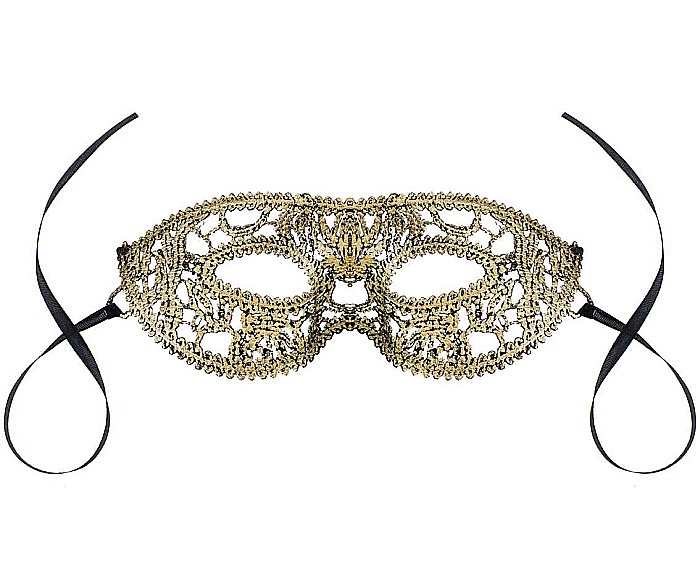 GOD MASCA PARTY GOLD LADY 9*23CM DANTELA YH-MAZD [1]