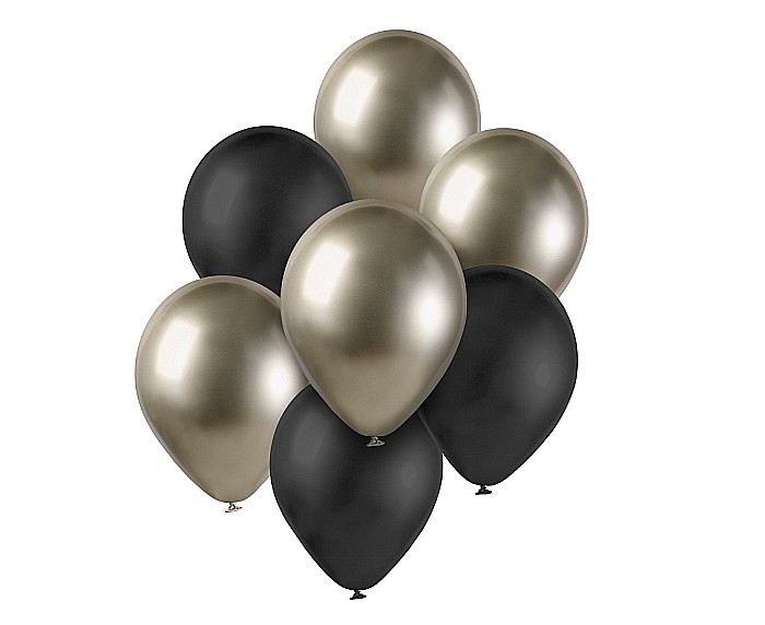 GOD BALOANE Balloon Bouquet B&C, prosseco-black, 30cm, 7/set BB-PRC7 [1]