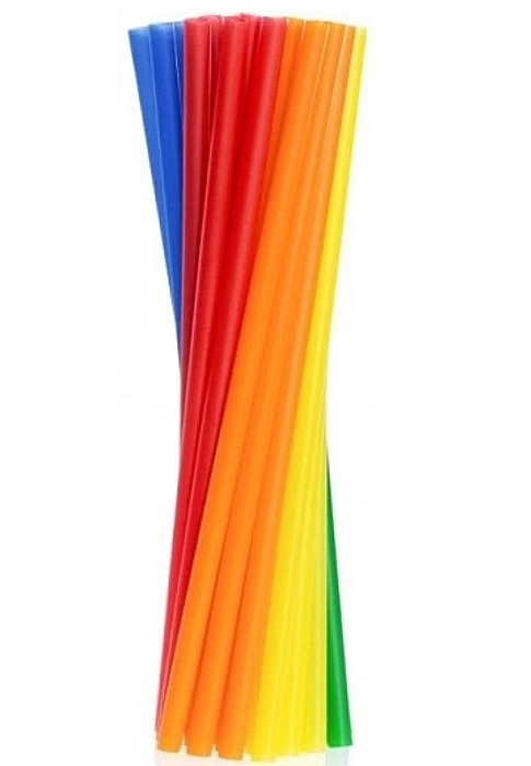 GOD PAIE DIN PLASTIC PENTRU BAUTURI Reusable straws, 19cm 10/set RW-10KR [1]