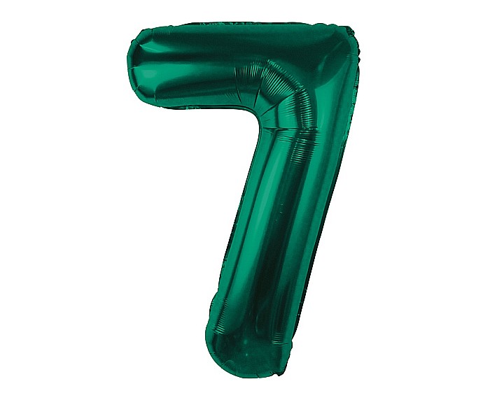 GOD BALON FOLIE ALUMINIU Number 7, bottle green, 85cm CH-B8B7 [1]