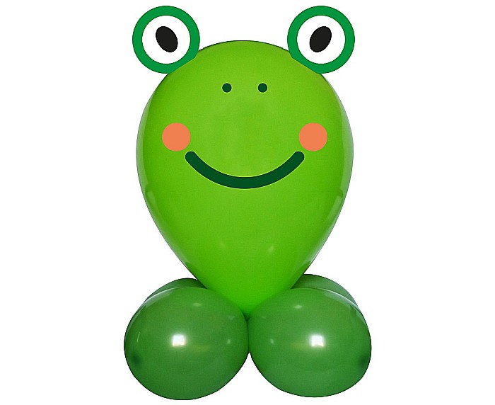GOD SET BALON SMART Cute Animals - Frog, 13-30cm, 7pcs GZ-UZZA [1]