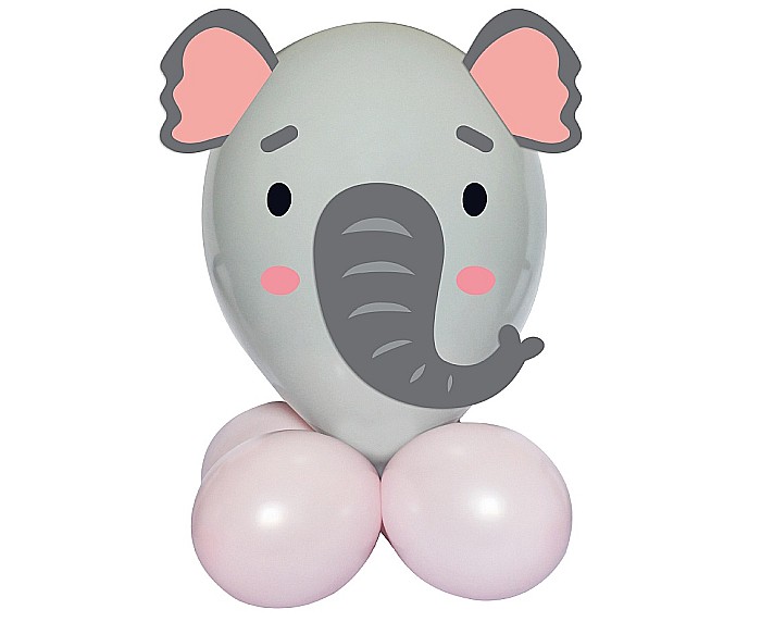 GOD SET BALON SMART Cute Animals - Elephant, 13-30cm, 7pcs GZ-UZSL [1]
