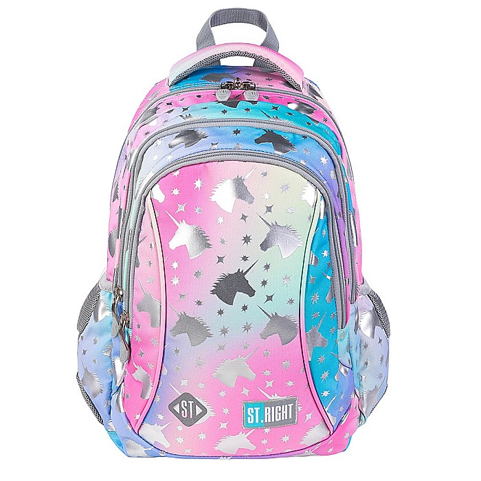 MA RUCSAC SCOLAR ST.RIGHT 3 COMPARTIMENTE OMBRE UNICORN BP-26 645112 [3]