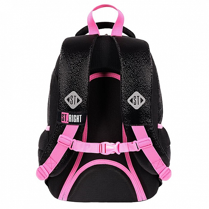 MA RUCSAC SCOLAR ST.RIGHT 3 COMPARTIMENTE BLACK GLITTER BP-26 665356 [3]