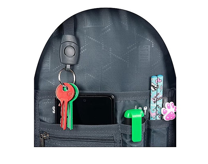 MA RUCSAC SCOLAR ST.RIGHT 3 COMPARTIMENTE  BP-26 GRAY SPACE 667268 [4]