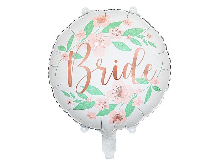 PD BALON FOLIE ALUMINIU Flower Bride, 45cm, white FB140 [1]