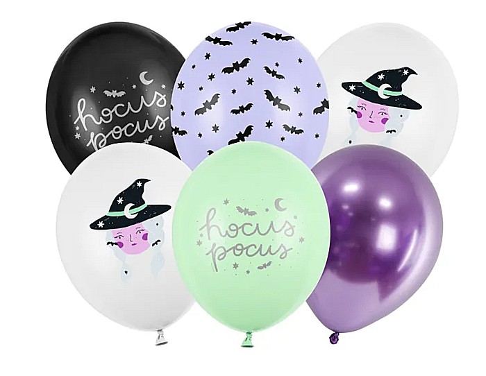 PD BALOANE Balloons 30cm, Witch, mix 6/set SB14P-327-000-6 [1]