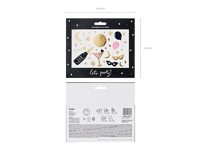 PD TATUAJE TEMPORARE PENTRU ANUL NOU 10/SET TAT11 [4]