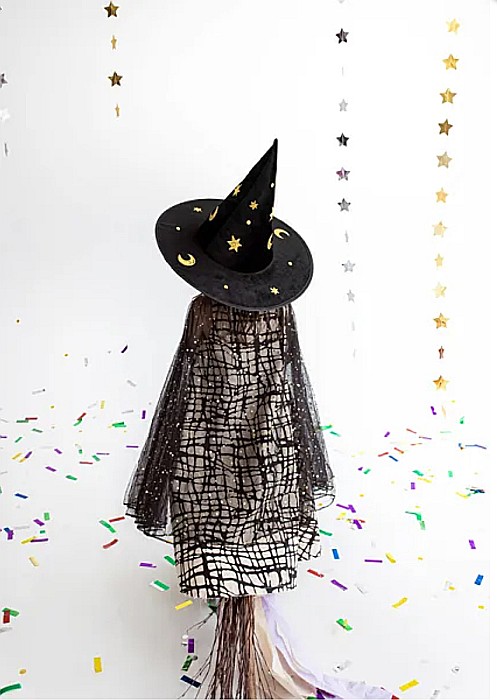 PD PALARIE VRAJITOARE Witch's hat, 19*42*32cm, black CWH2-010 [7]