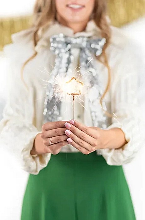 PD ARTIFICII Sparklers Stars, gold, 16,5cm 2/set ZO2-019 [2]