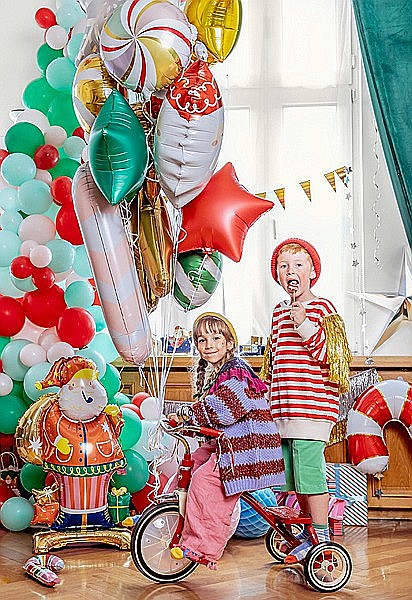 PD BALON FOLIE DE ALUMINIU Santa, 63x106 cm, mix FB160 [4]