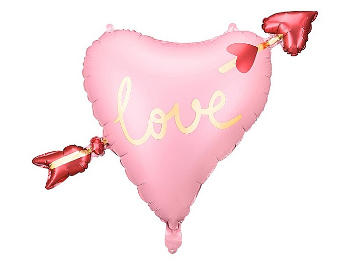PD BALON FOLIE ALUMINIU Heart with arrow, 66x48cm, mix FB172 [2]