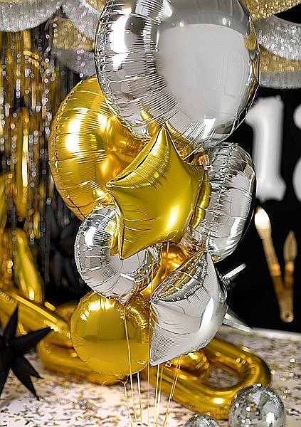 PD BALON FOLIE DE ALUMINIU 59 cm, gold FB177-019 [3]