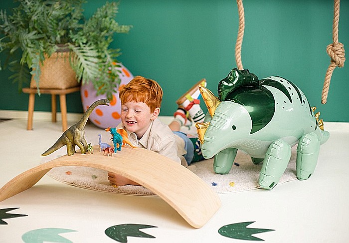 PD BALON FOLIE ALUMINIU Triceratops, 101x60.5cm, green FB186 [3]