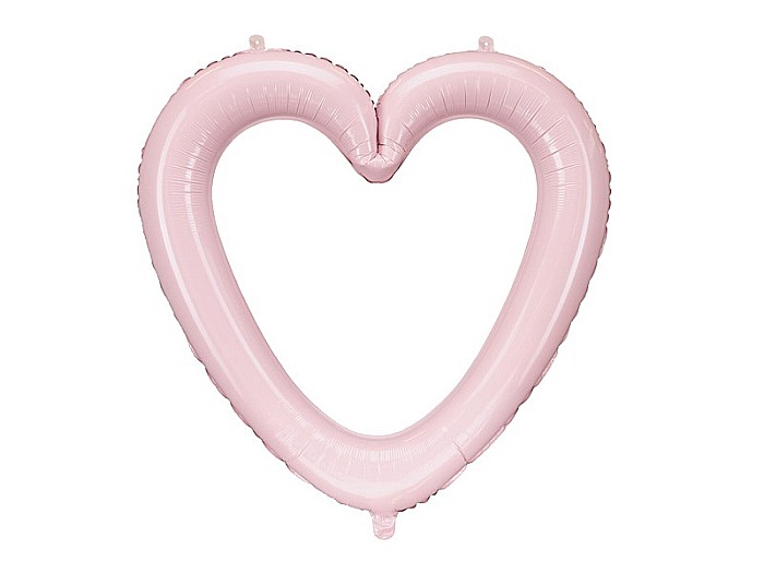 PD BALON FOLIE ALUMINIU Heart frame, 86x83.5cm, light pink FB207P-081J [2]