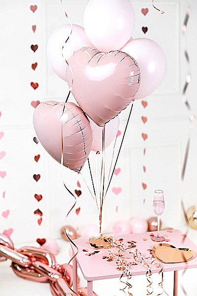 PD BALON FOLIE ALUMINIU Heart, 45cm, light pink FB9P-081J [4]