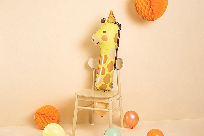 PD BALON FOLIE ALUMINIU Number 1 - Giraffe, 42x90cm, mix FB163-1 [1]