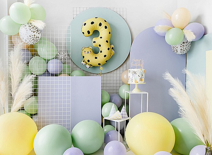 PD BALON FOLIE ALUMINIU Number 3 - Cheetah, 68x98cm, mix FB163-3 [4]