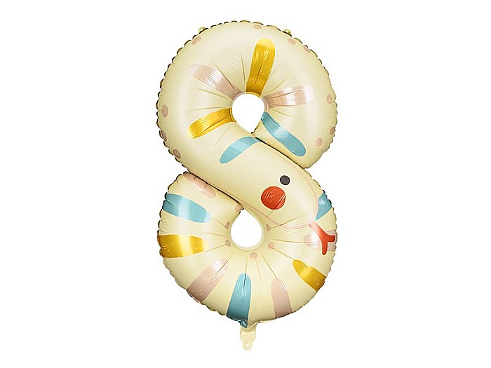 PD BALON FOLIE ALUMINIU Number 8 - Snake, 55X88cm, mix FB163-8 [2]