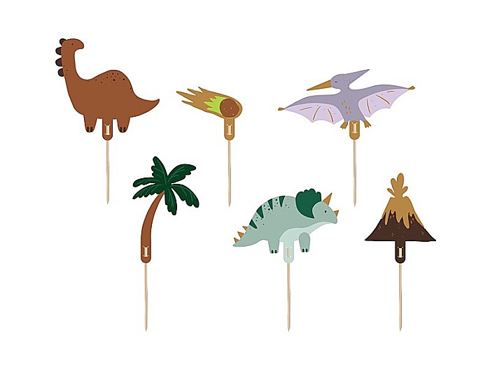 PD DECORATIUNI PENTRU TORT Dinosaurs, 8-12cm, mix 6/set KPT71 [1]