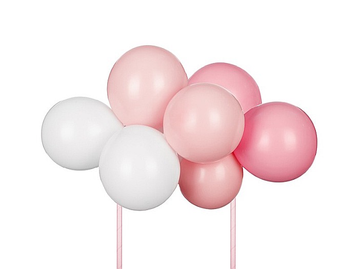 PD DECORATIUNI PENTRU TORT Balloon cake topper, pink, 29cm KBT3-081 [1]