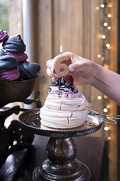 PD LUMANARI TORT Number 6, rose-gold, 4.5cm SCU12M-6-019R [2]