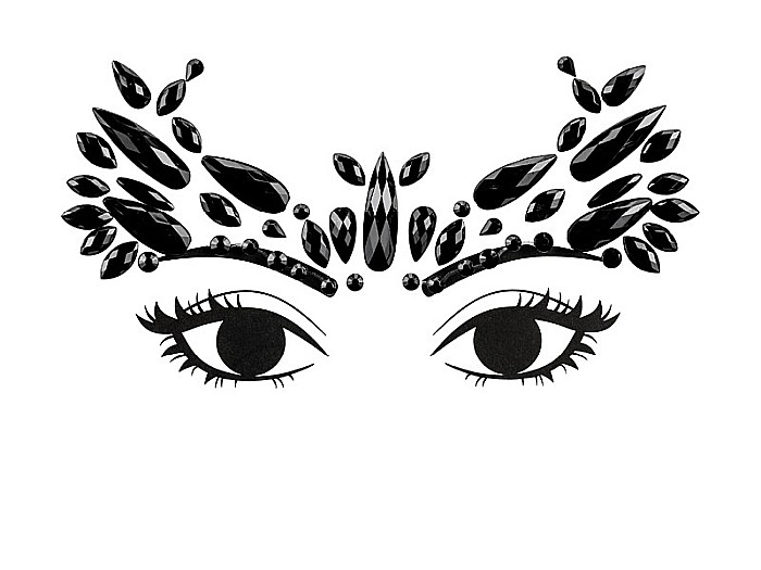 PD DECORATIUNE PARTY PENTRU FATA CRISTAL BLACK 14*8.5CM NDT4-010 [1]