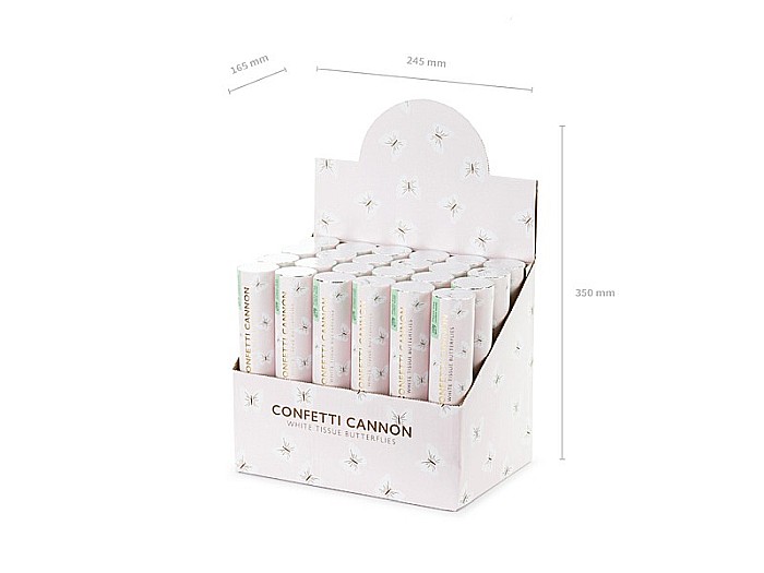 PD CONFETTI CANNON Butterfly, tube shooter, 20cm TUKBT20 [5]