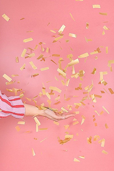 PD CONFETTI CANNON Gold streamers, tube shooter, 20cm TUKB20-019 [4]