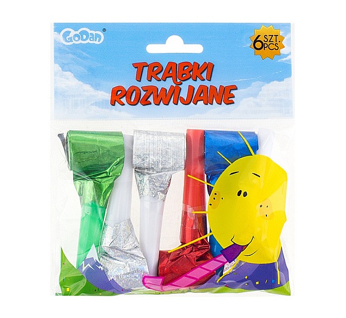 GOD FLUIERE DIN HARTIE PARTY Holographic blowouts, 4cm 6/set PZ-TRH6 [2]