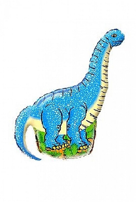 GOD BALON FOLIE ALUMINIU Dinosaur - Diplodocus, 36cm, blue 902544 [1]